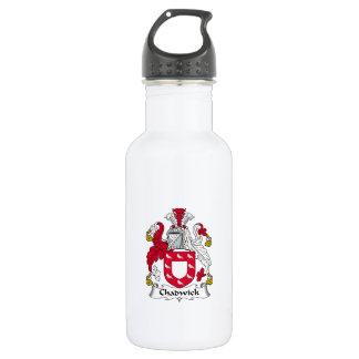 Botella De Agua Escudo de la familia de Chadwick