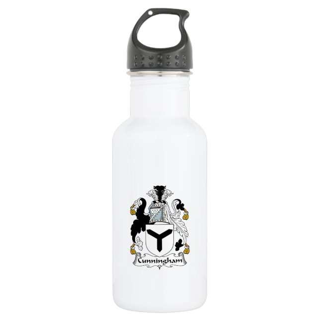 Botella De Agua Escudo de la familia de Cunningham (Anverso)