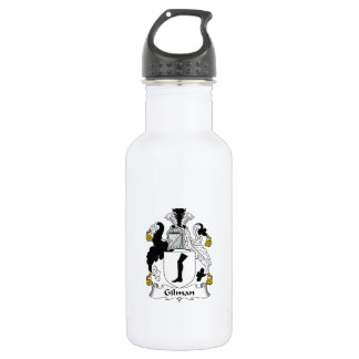 Botella De Agua Escudo de la familia de Gilman