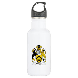 Botella De Agua Escudo de la familia de Gregg