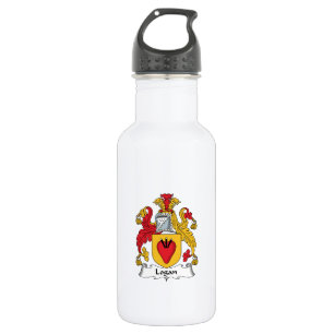Botella De Agua Escudo de la familia de Logan