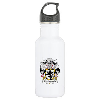 Botella De Agua Escudo de la familia de Valenzuela