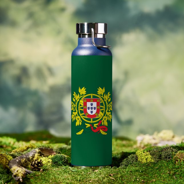Botella De Agua Escudo de Portugal (Al aire libre (girado))