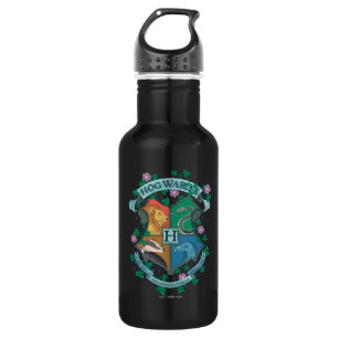 Botella De Agua ESCUDO floral HOGWARTS™