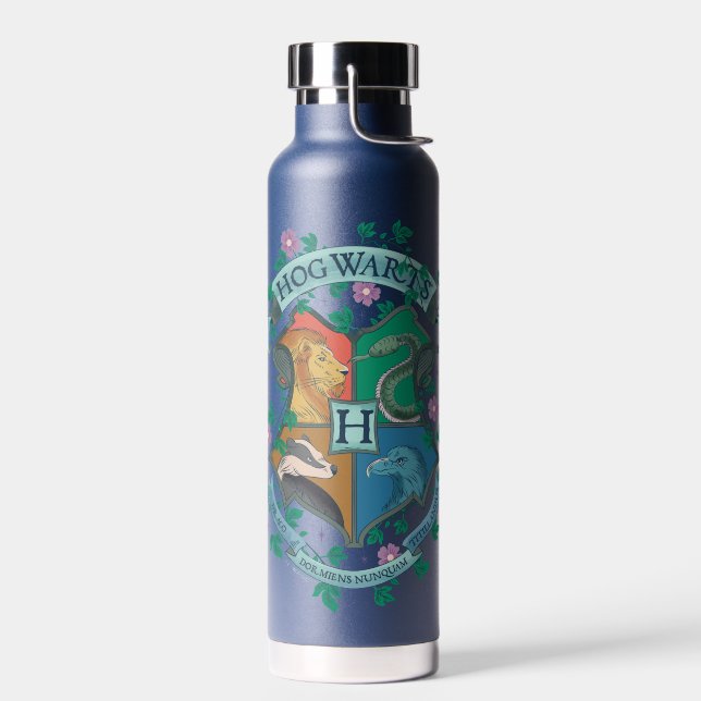 Botella De Agua ESCUDO floral HOGWARTS™ (Izquierdo)