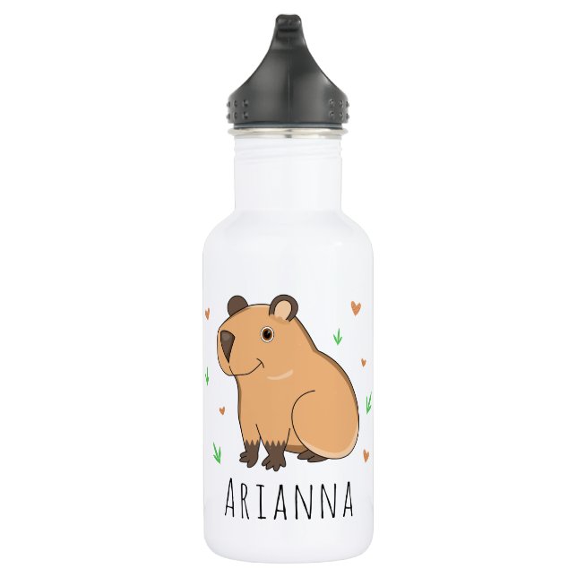 Botella De Agua Escuela Cute Capybara Kids (Derecha)