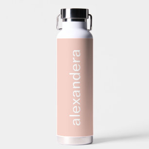 Botella De Agua Escuela personalizada Cute Girly Pink