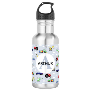 Botella De Agua Escuelas de niños y niños de coches y tren de tran