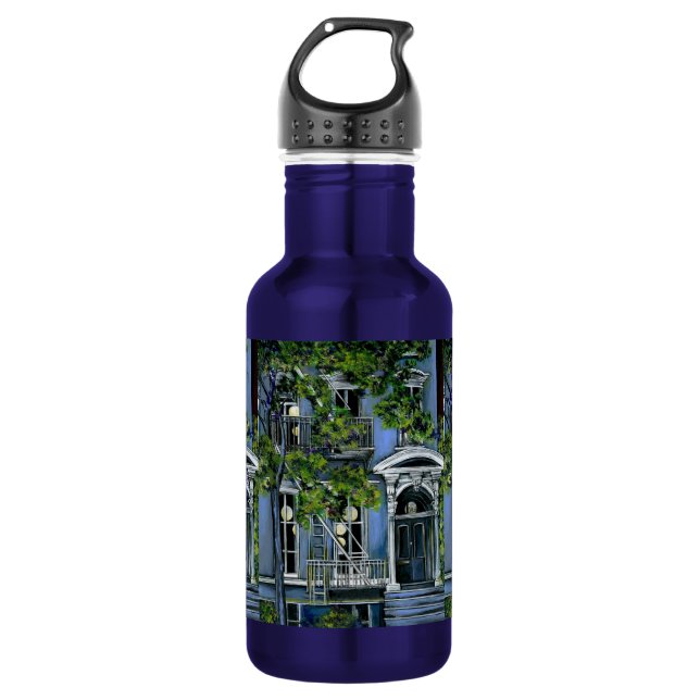 Botella De Agua Esferas luminosas desde adentro (Anverso)