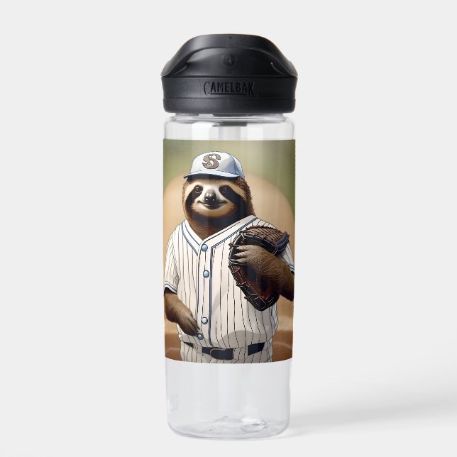 Botella De Agua "Eslogan del lugre: lento y estable en la placa" (Atrás)