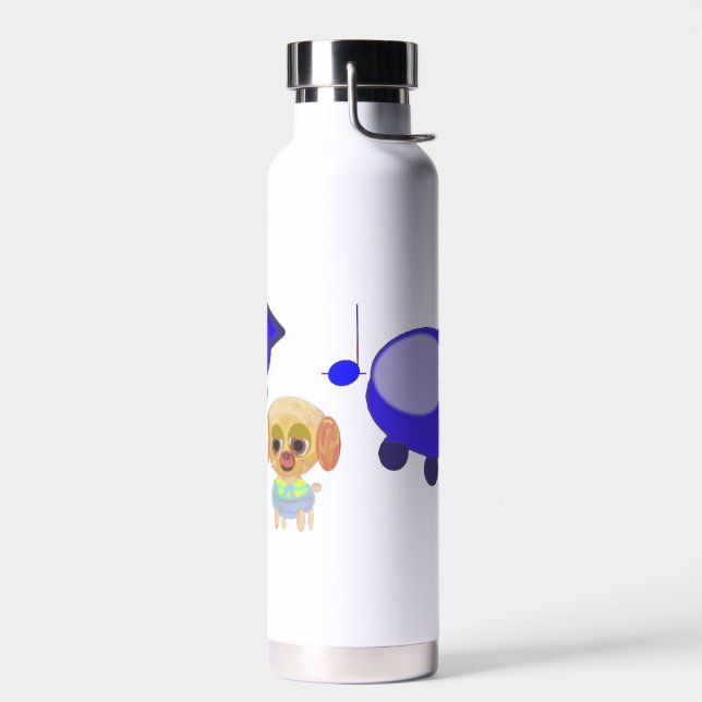 Botella De Agua Espacio Azul (Izquierdo)