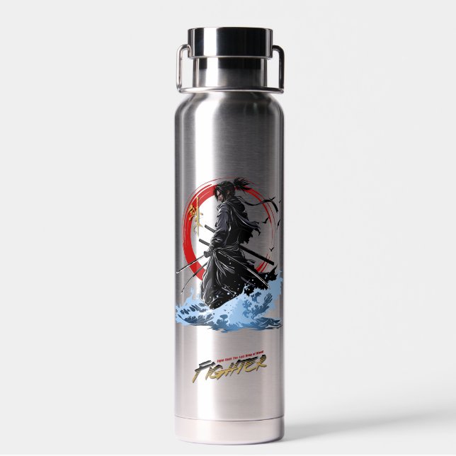 Botella De Agua Espadachín | Thor Copper con aislamiento al vacío (Atrás)