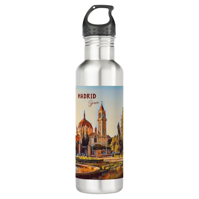 Botella De Agua España de Madrid Sueños de viaje (Anverso)