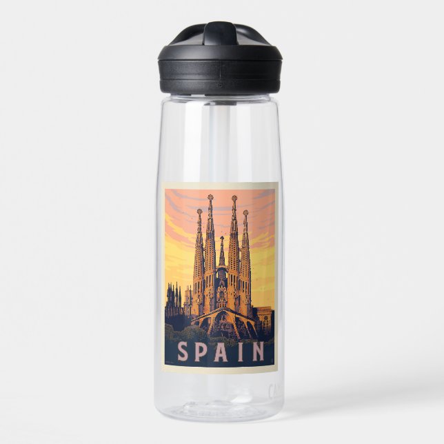 Botella De Agua España | Sagrada Familia (Delante)