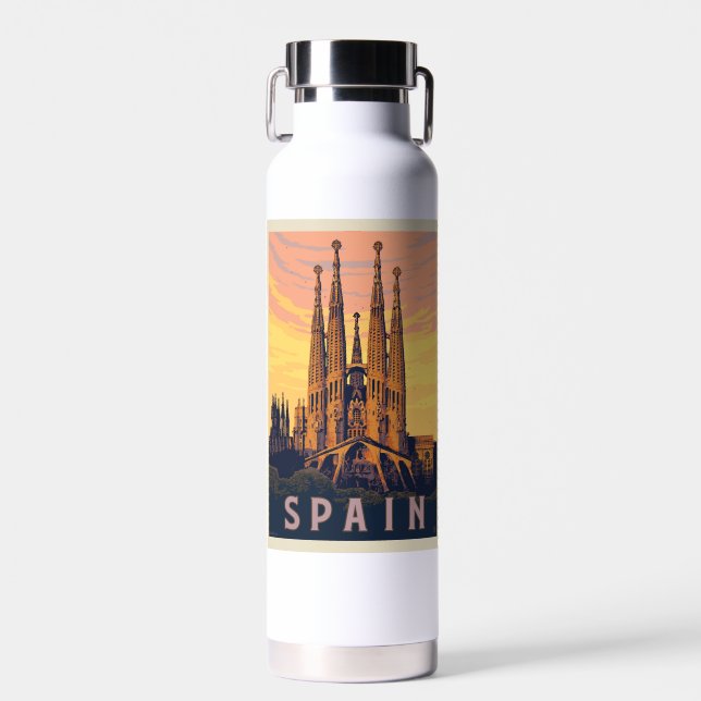 Botella De Agua España | Sagrada Familia (Delantero)