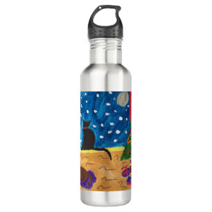 Botella De Agua Esperando Navidades