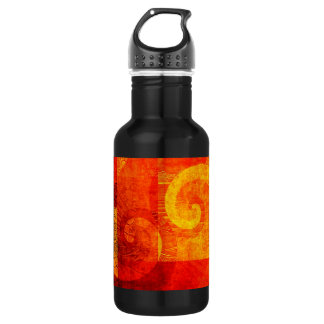 Botella De Agua Espirales antiguas de fondo