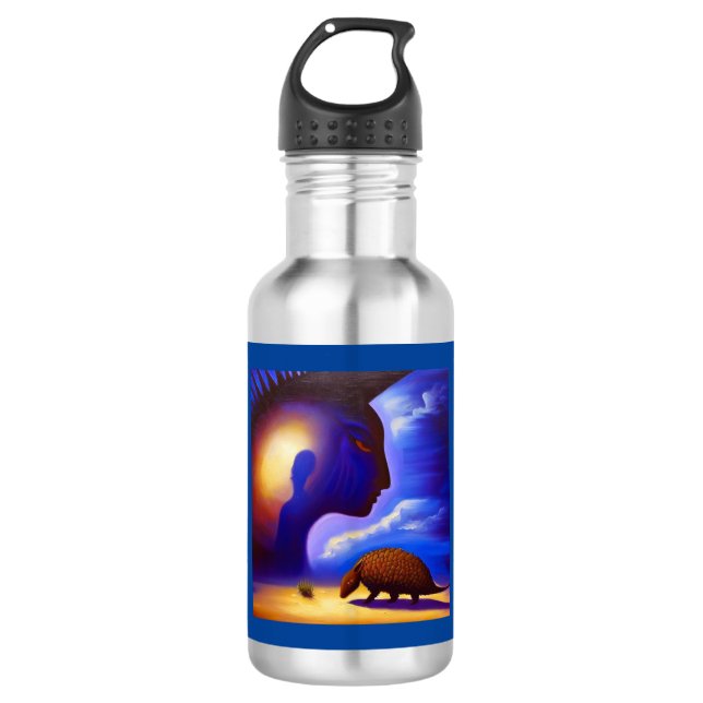 Botella De Agua Espíritu Animal Armadillo 3 (Anverso)