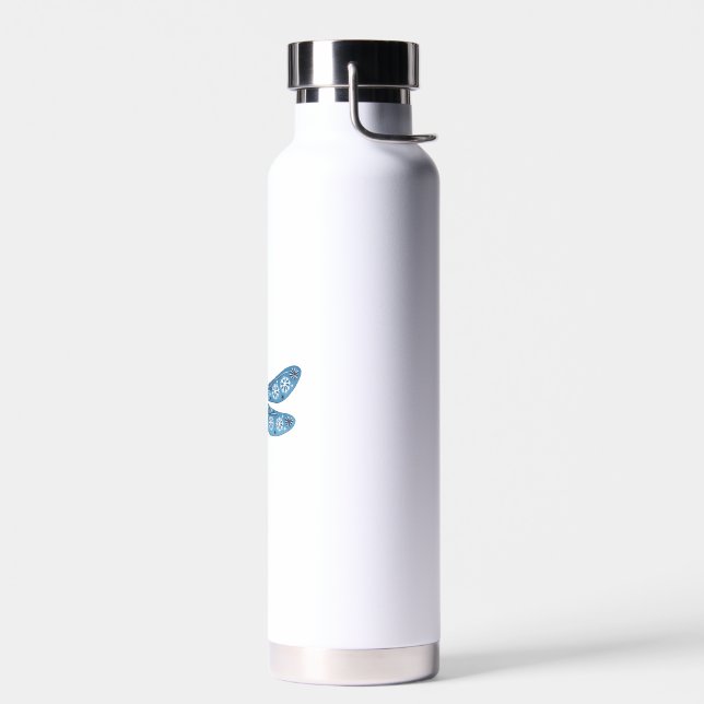 Botella De Agua Espíritu de libélula copo de nieve (Izquierdo)