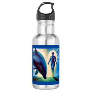 Botella De Agua Espíritu delfín animal 3