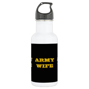 Botella De Agua Esposa del ejército