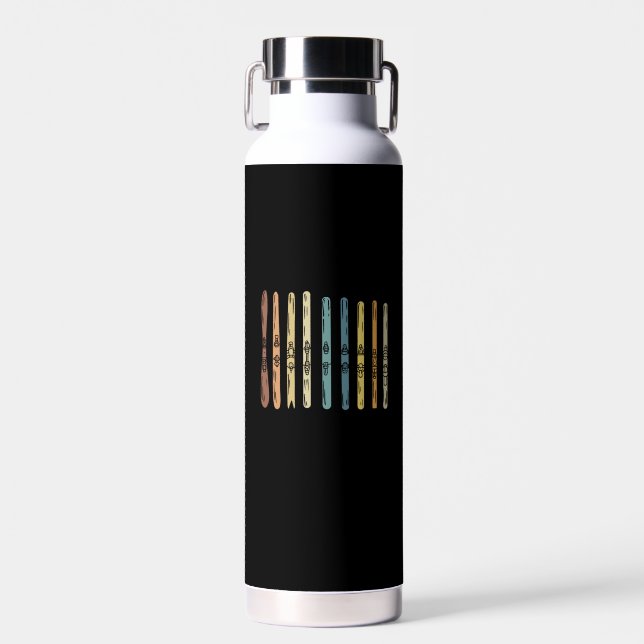 Botella De Agua Esquí - Colección de tablas de esquí (Delantero)