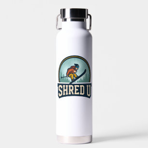 Botella De Agua Esquí en la Universidad Shred