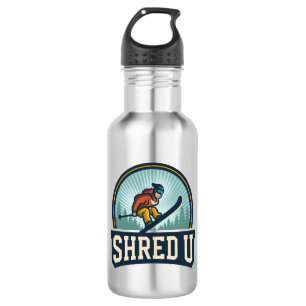 Botella De Agua Esquí en la Universidad Shred