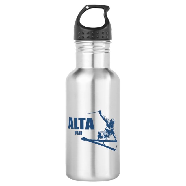 Botella De Agua Esquiador Alta Utah (Anverso)