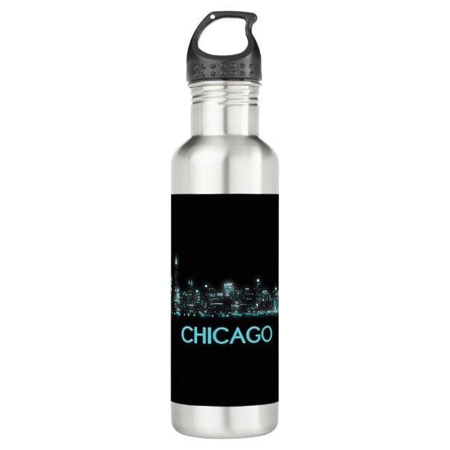 Botella De Agua Esquina de Chicago (Anverso)