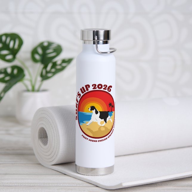 Botella de agua ESS Surfs Up (Yoga (girado))