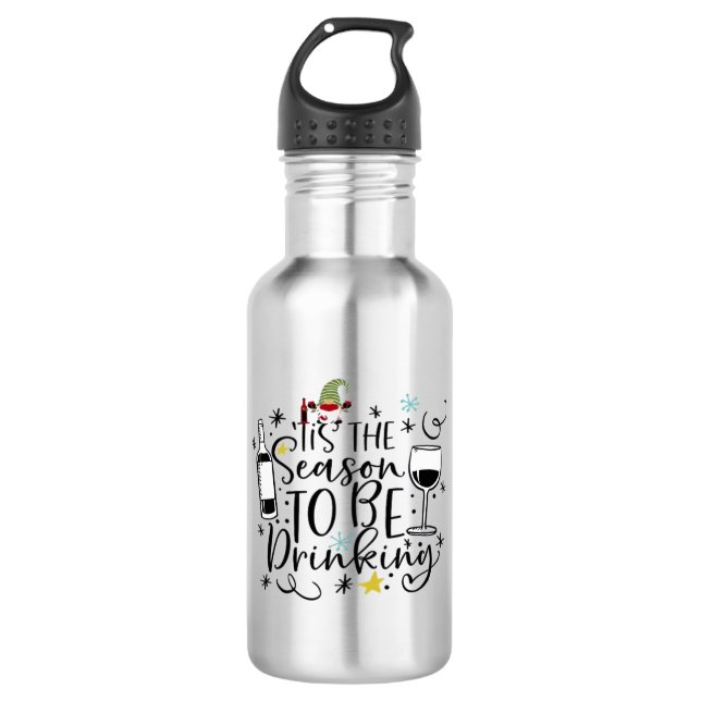 Botella De Agua Esta Es La Temporada De Beber (Anverso)