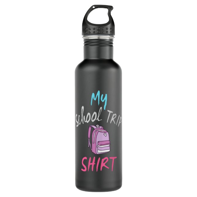 Botella De Agua Esta es mi camiseta oficial de viaje escolar (Anverso)