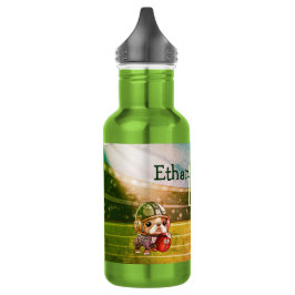 Botella De Agua Estadio Cute Personalizado de bulldog francés de m