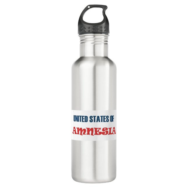 BOTELLA DE AGUA ESTADOS UNIDOS DE AMNESIA (Anverso)