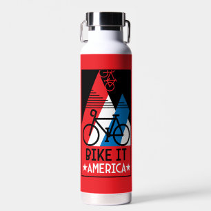 Botella De Agua Estados Unidos en bicicleta