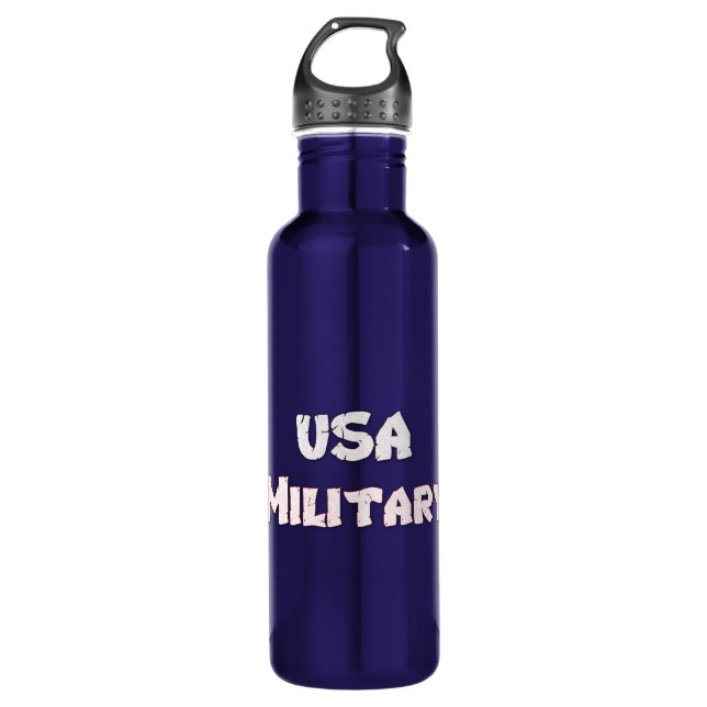 Botella De Agua Estadounidense Militar Americano (Anverso)