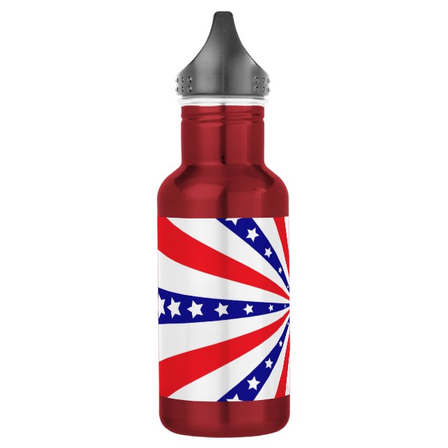 Botella De Agua Estallido de sol patriótico (Izquierda)