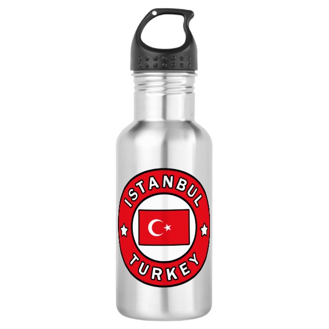 Botella De Agua Estambul Turquía (Anverso)