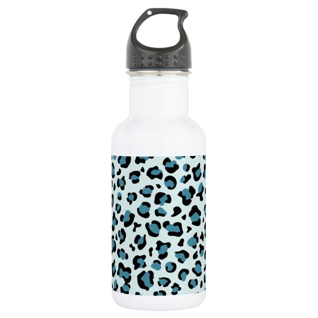 Botella De Agua Estampado de leopardo, manchas de leopardo, leopar (Anverso)