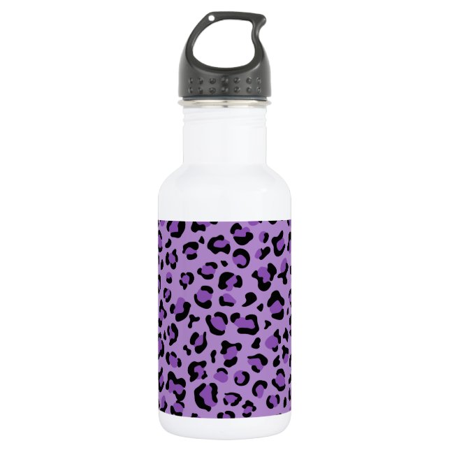 Botella De Agua Estampado de leopardo, manchas de leopardo, leopar (Anverso)