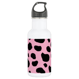 Botella De Agua Estampado de vaca, Patrón de vaca, Manchas de vaca