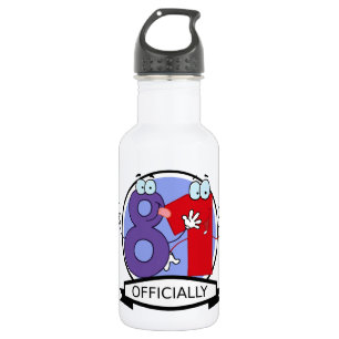 Botella De Agua Estandarte oficial de cumpleaños 81