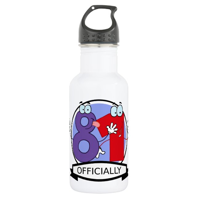 Botella De Agua Estandarte oficial de cumpleaños 81 (Anverso)