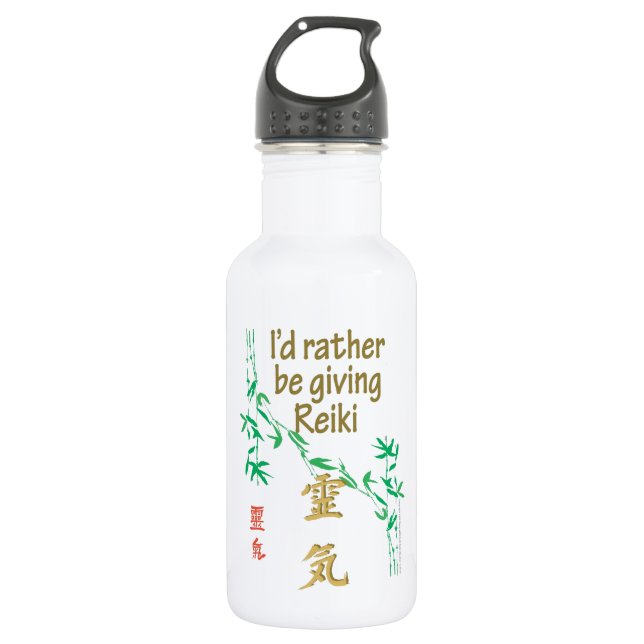 Botella De Agua Estaría dando bastante Reiki (Anverso)
