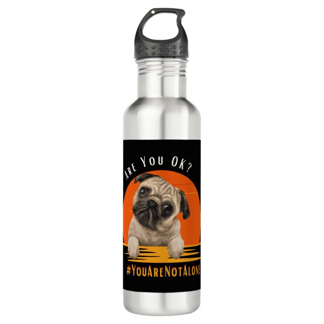 Botella De Agua ¿Estás bien (Youarenotalone)? (Anverso)