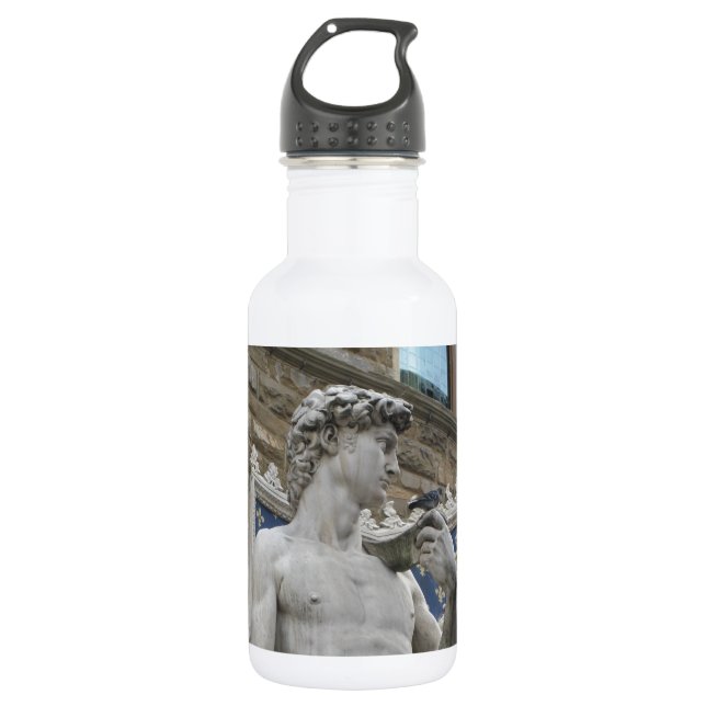 Botella De Agua Estatua de David Michelangelo en Italia (Anverso)