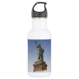 Botella De Agua Estatua de la Nieve de la Libertad