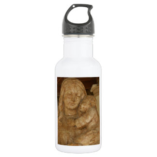 Botella De Agua Estatua de la Virgen María y el Niño Jesús