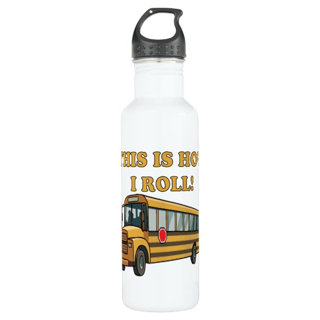 Botella De Agua Éste es cómo ruedo 2 (Anverso)